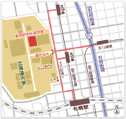 Hokudai Map