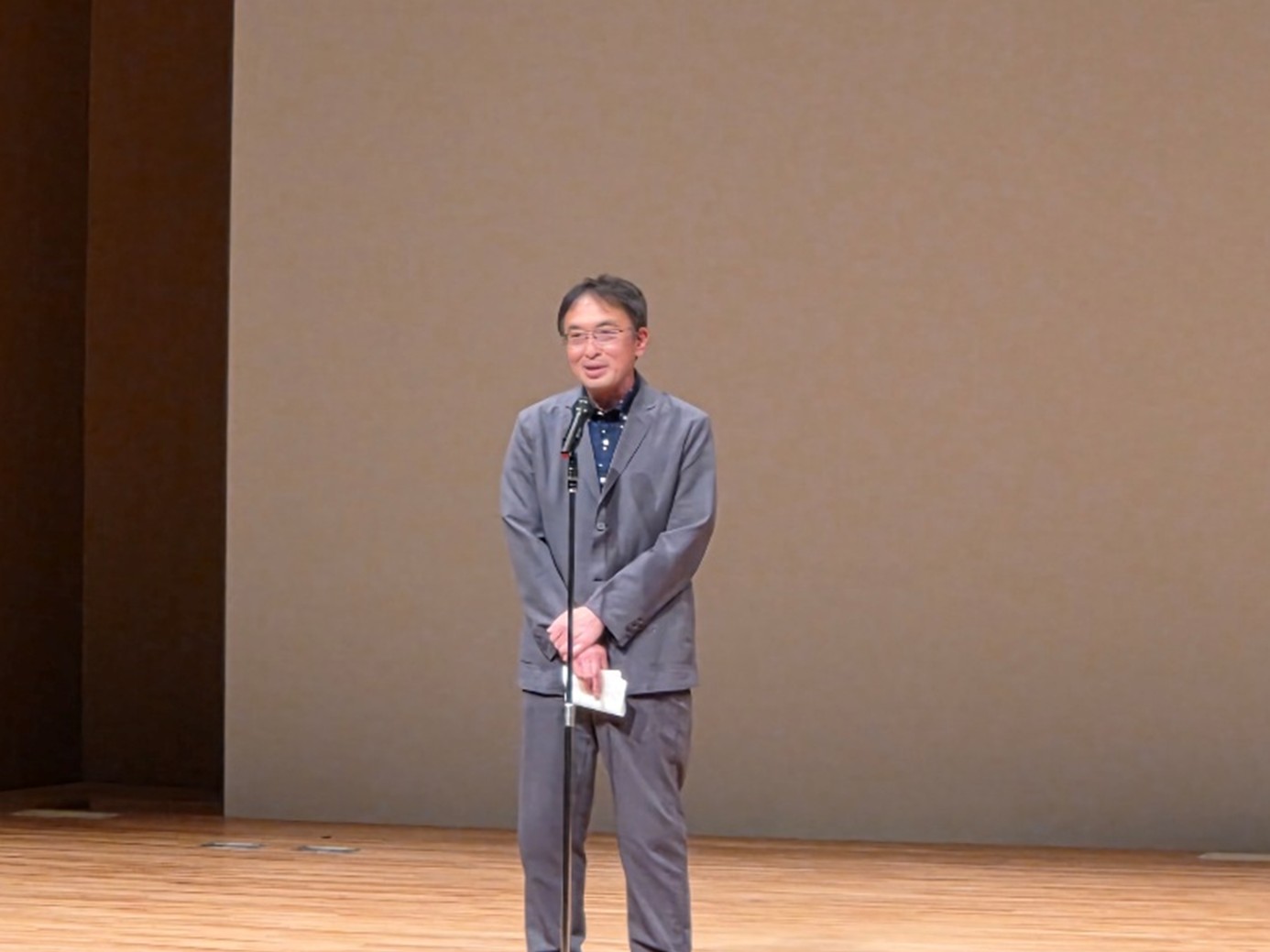 十勝毎日新聞社　林浩史　代表取締役社長による開催挨拶