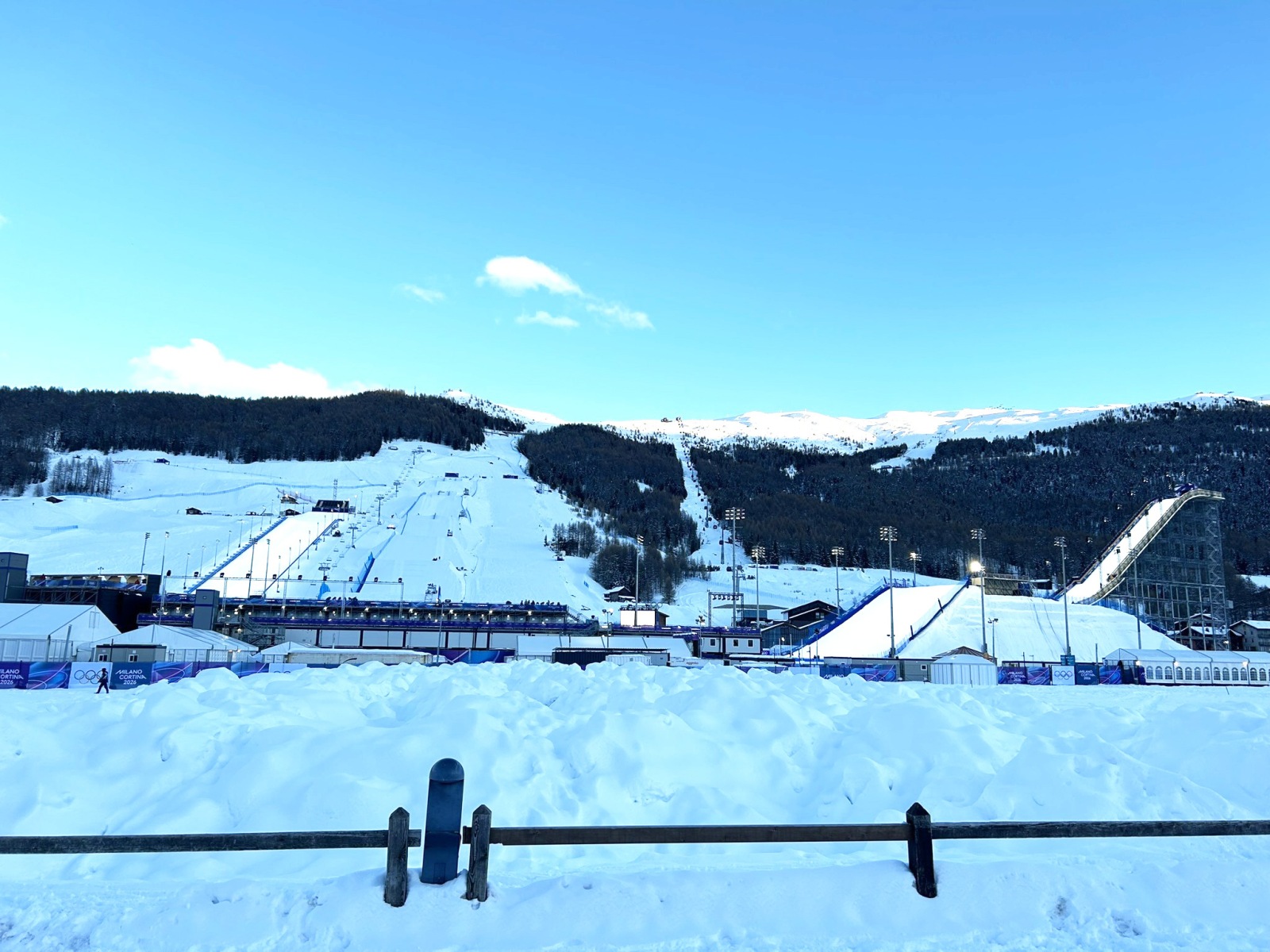 リヴィーニョのビッグエア,スロープスタイル,ハーフパイプ競技会場