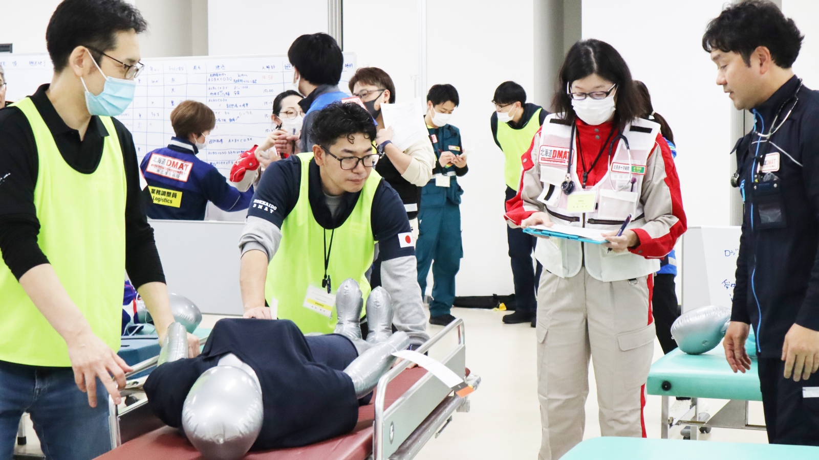 研究訓練の様子