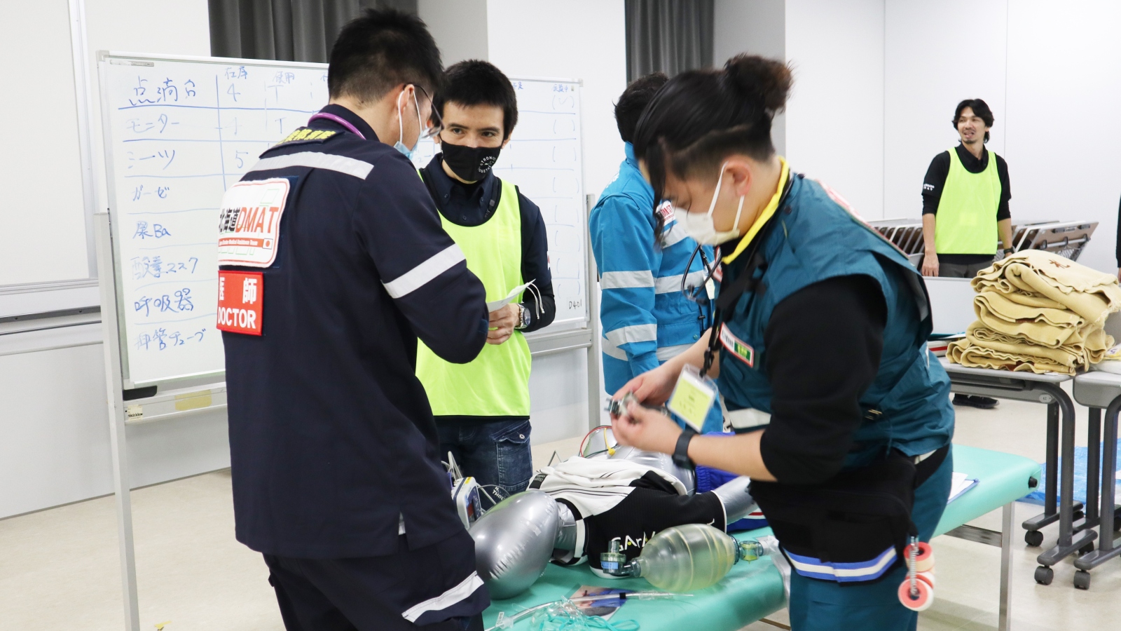 研究訓練の様子