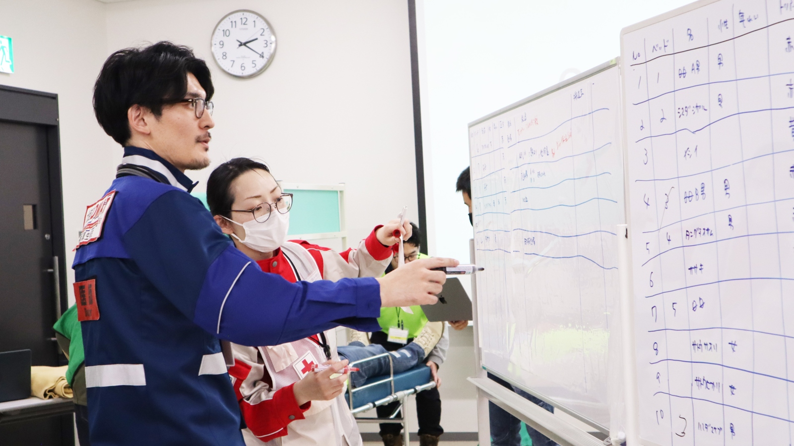 研究訓練の様子