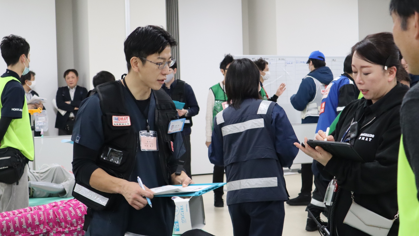 研究訓練の様子