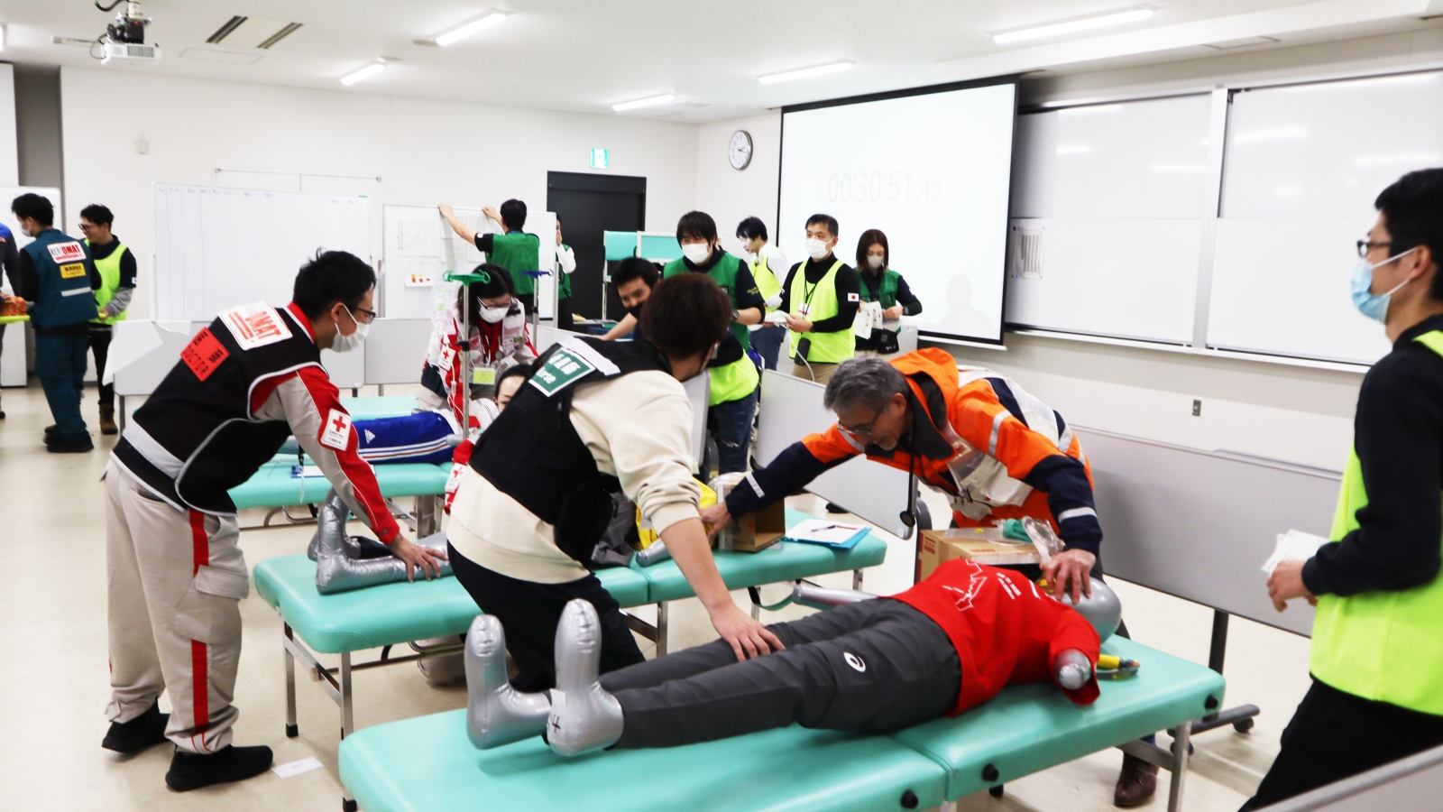 研究訓練の様子