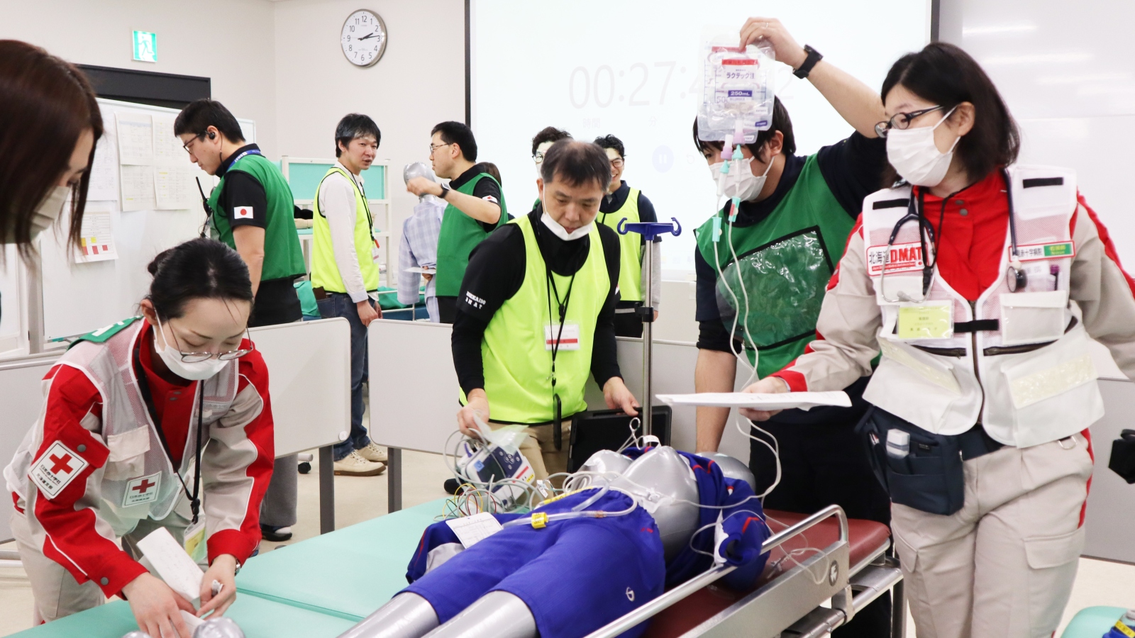 研究訓練の様子