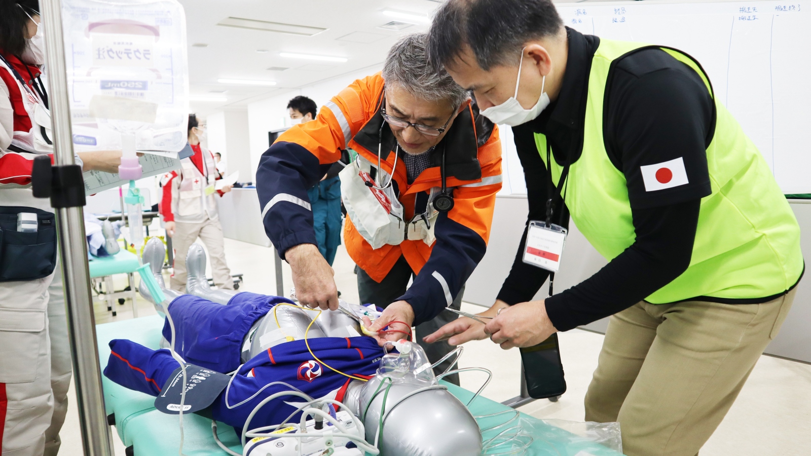 研究訓練の様子