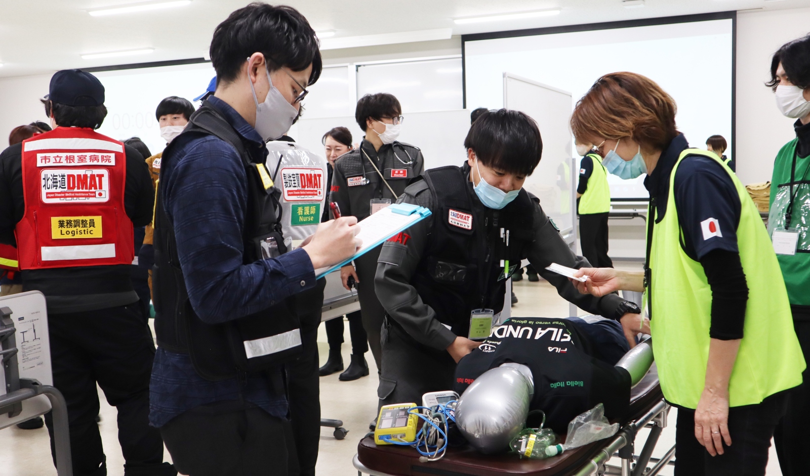 研究訓練の様子