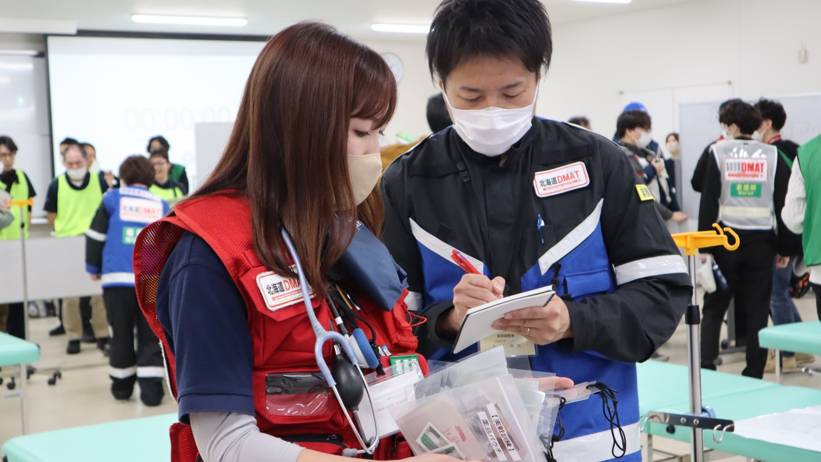 研究訓練の様子