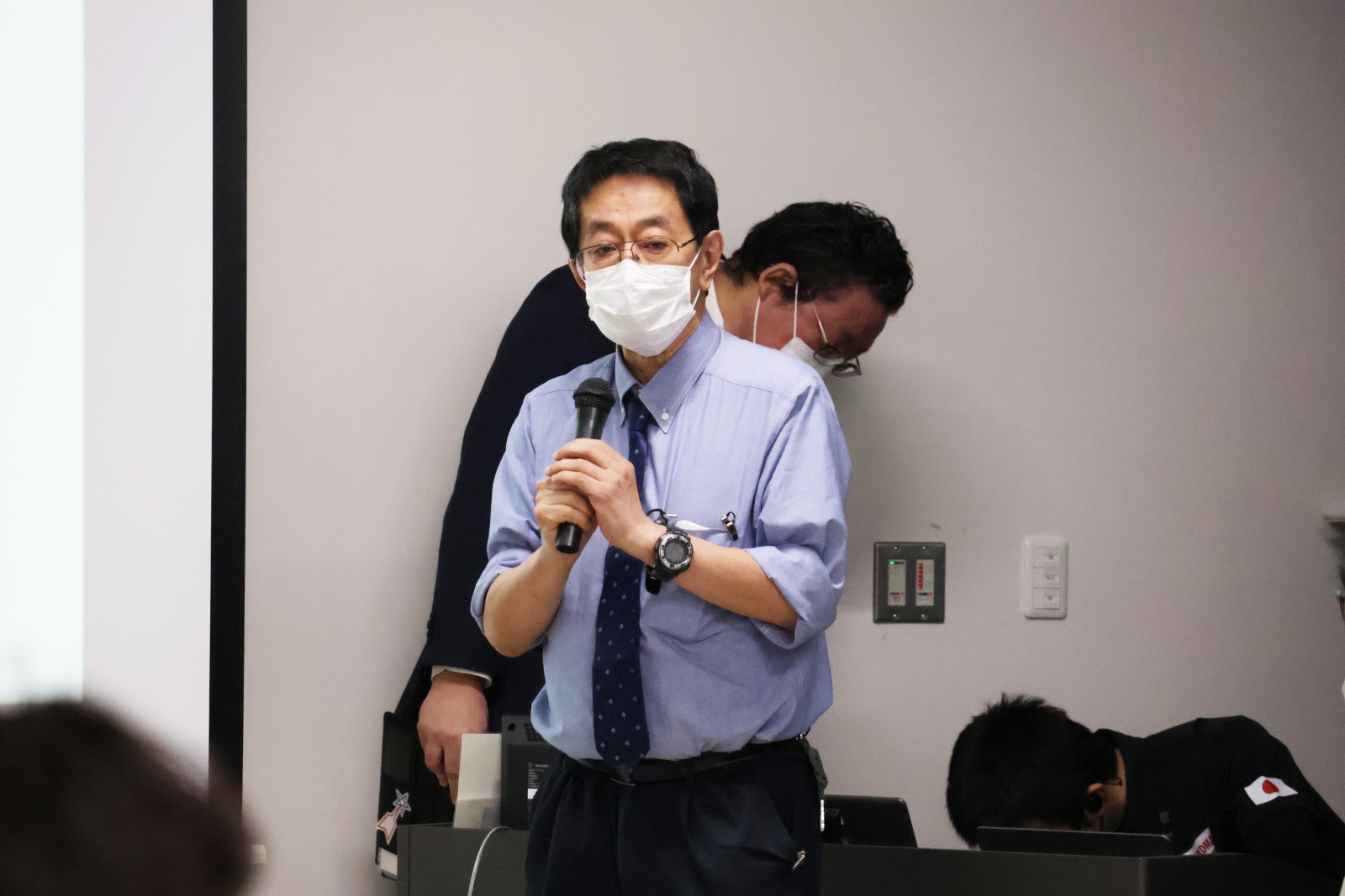 研究訓練の様子