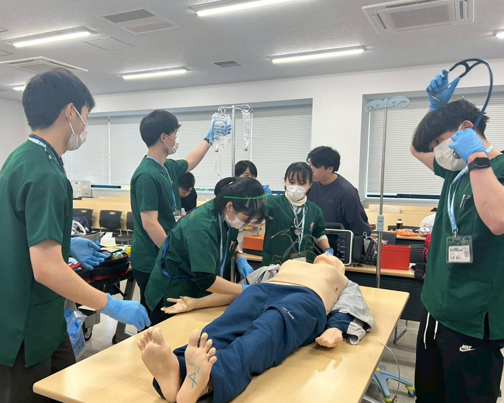 ERシナリオに対応する様子