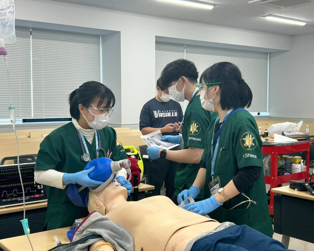 ERシナリオに対応する様子