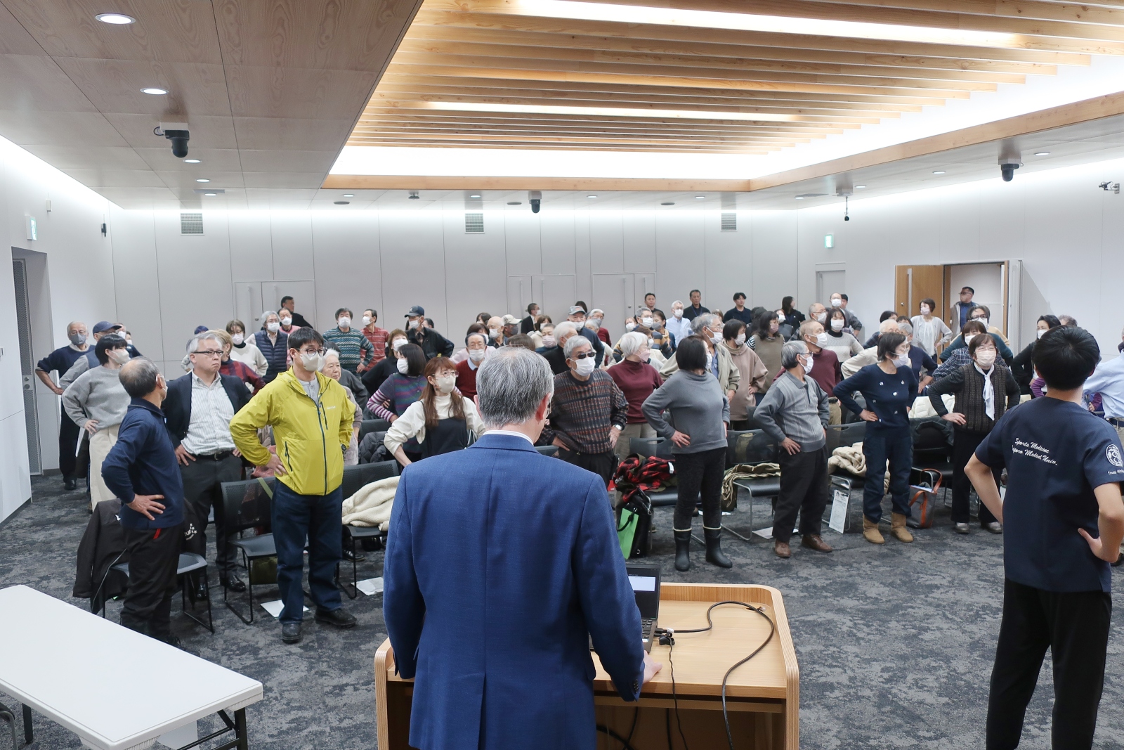 地域医療講演会のようす