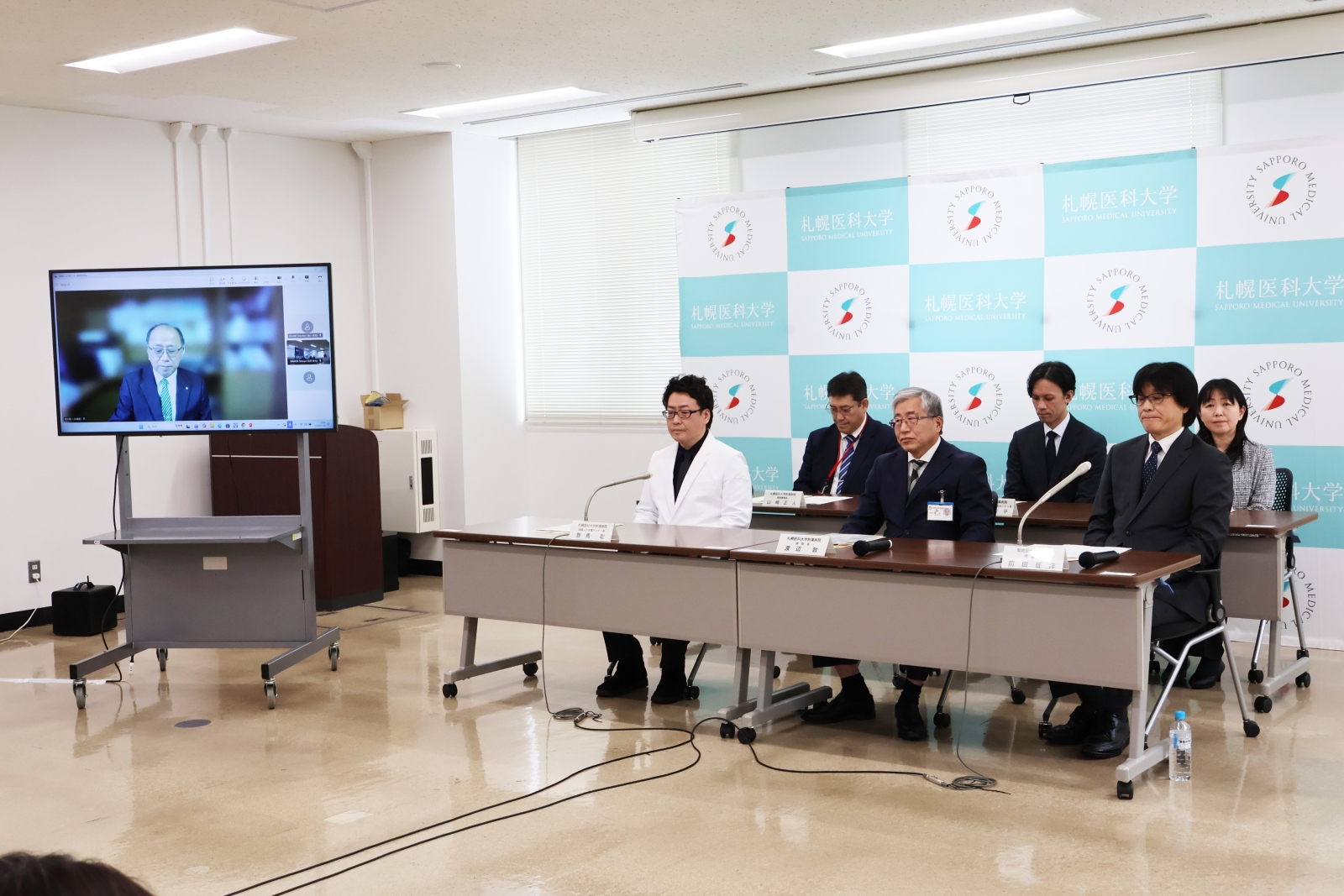 報道公開の様子