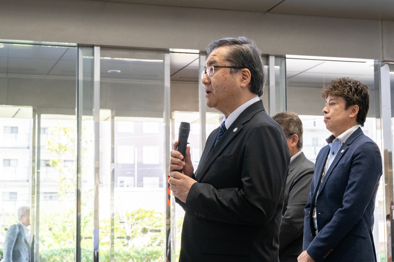 出発式の様子
