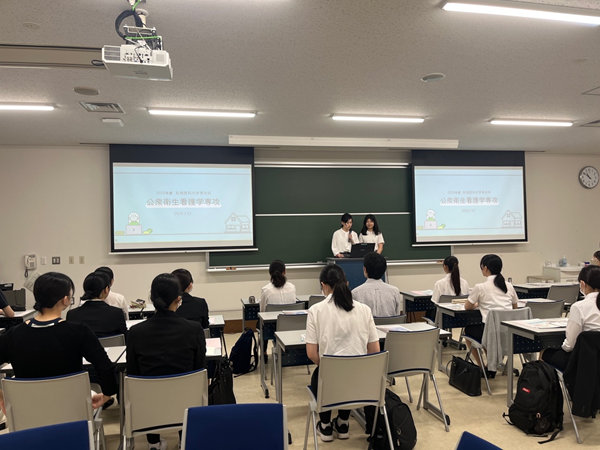 在校生からの専攻紹介（公衆衛生看護学専攻）