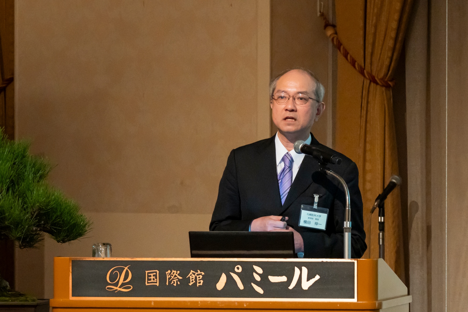 受賞記念講演の様子