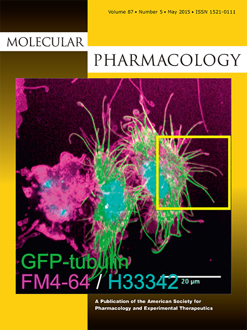 国際誌 Molecular Pharmacology (Volume 87, Number 5, May 2015)　