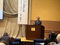 写真15．山下学長による講演