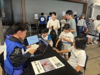 写真5．北海道スポーツ医・科学コンソーシアムの出展ブース