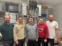 写真5．堀田先生とウルム大学のスタッフ