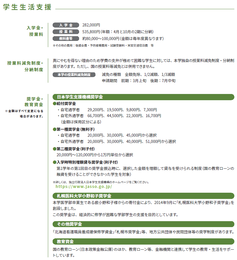 学生生活支援